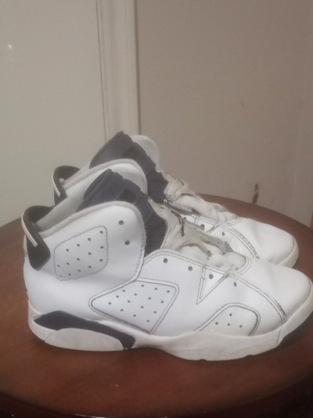 Jordan 6 Midnight Navy Pre School Size 1Y 384666-141 Air Jordan Retro Kids